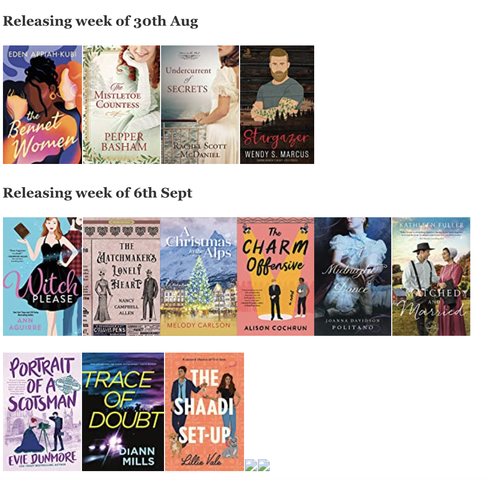Coming Soon – The Romances We’re Most Looking Forward to Reading in September 2021