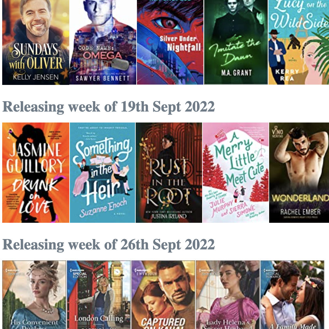 Coming Soon – The Romances We’re Most Looking Forward to Reading in September 2022